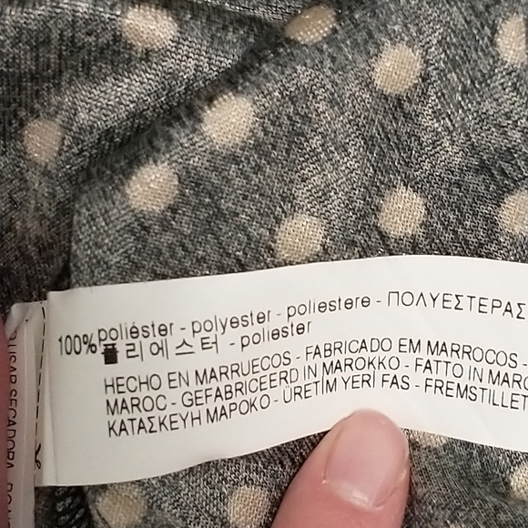 Zara Green and Beige Midi Polkadot Dress - Picture 3 of 10